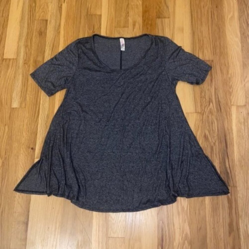 Gray Flowy LuLaRoe Shirt